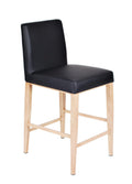 FURNISHINGS' MATE ERIKA COUNTER STOOL BLACK SET OF TWO CS 280-BL-WO