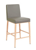 FURNISHINGS' MATE ERIKA COUNTER STOOL GREY SET OF TWO CS 280-GR-WO