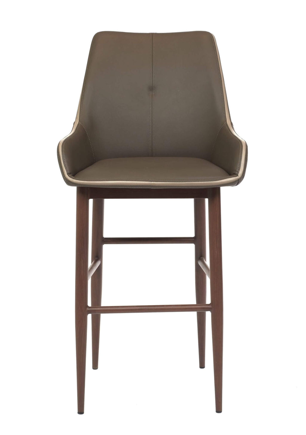 FURNISHINGS MATE ETNA BAR STOOL GREY SET OF TWO BS H107-GR-BW