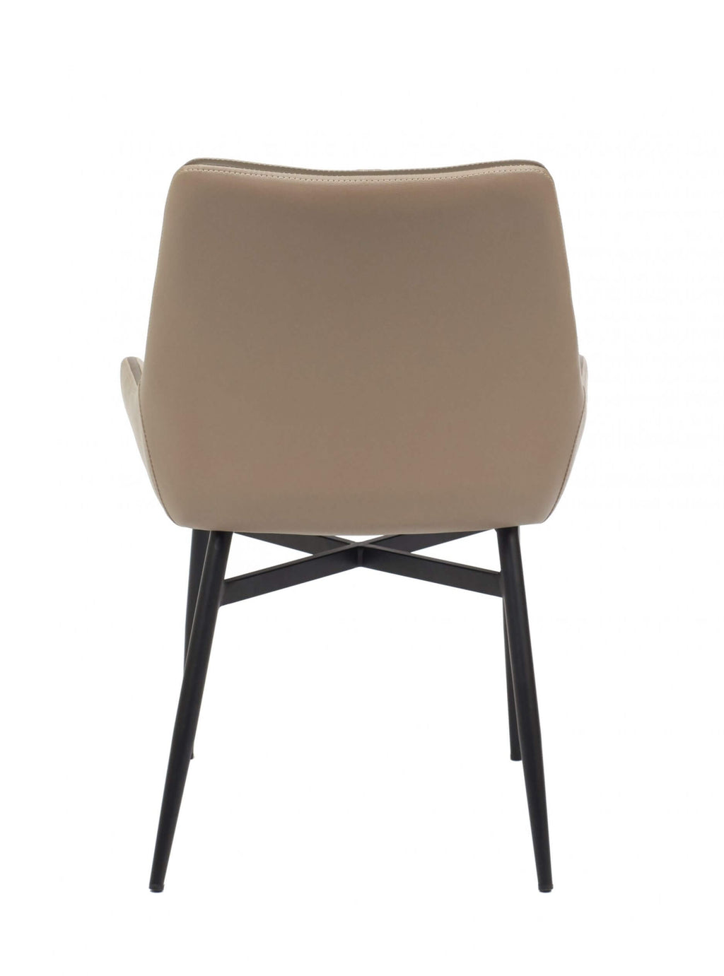 FURNISHINGS MATE ETNA CHAIR TAUPE SET OF TWO DC H107C-LT-BB
