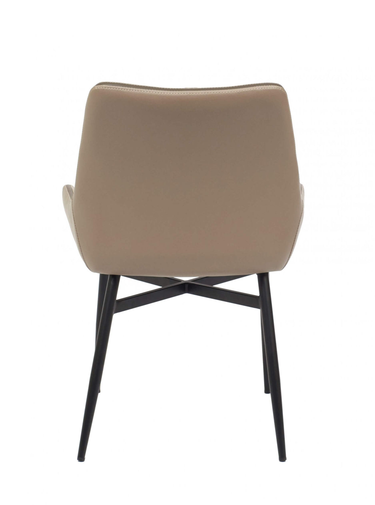 FURNISHINGS MATE ETNA CHAIR TAUPE SET OF TWO DC H107C-LT-BB