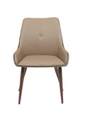 FURNISHINGS MATE ETNA CHAIR TAUPE SET OF TWO DC H107C-LT-BW
