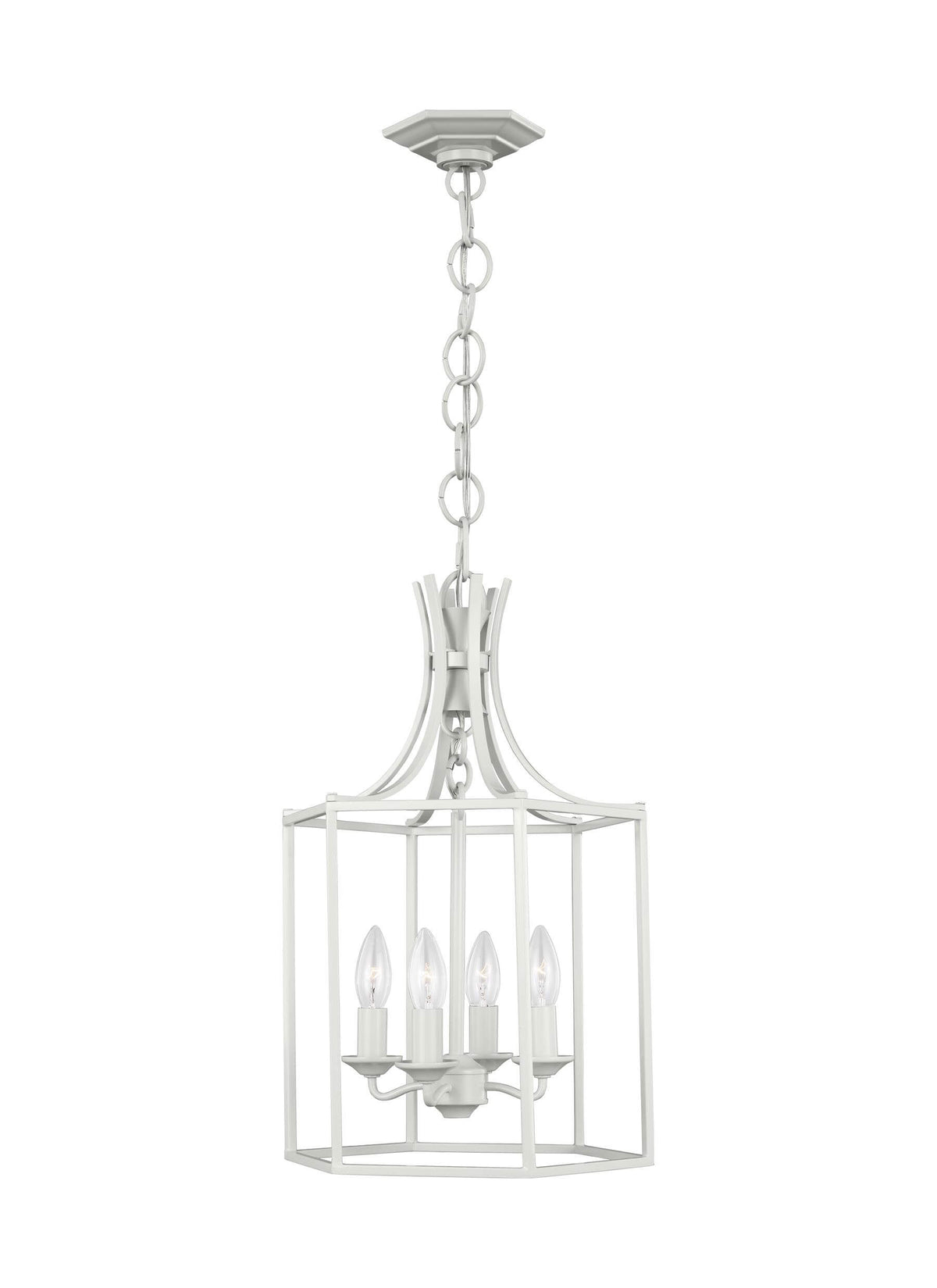 GENERATION LIGHTING Bantry House Small Lantern Gloss Cream AC1004GCM