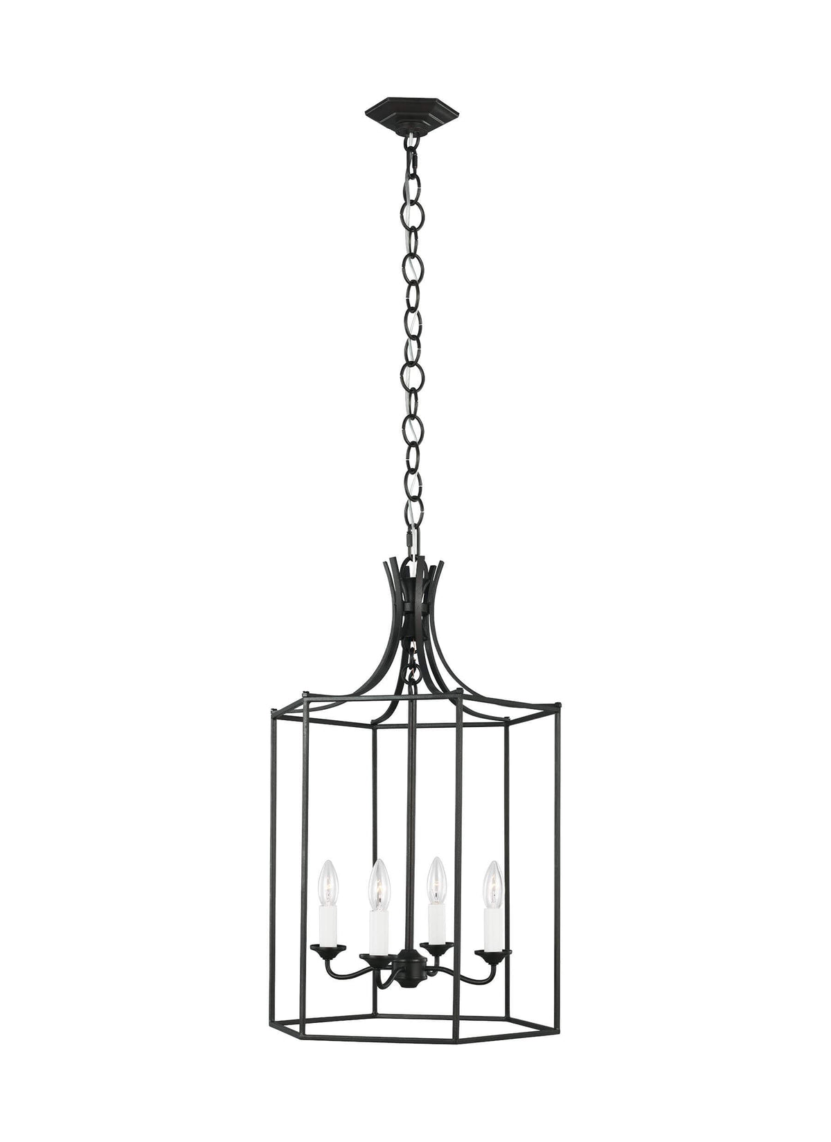 GENERATION LIGHTING Bantry House Medium Lantern Smith Steel AC1014SMS