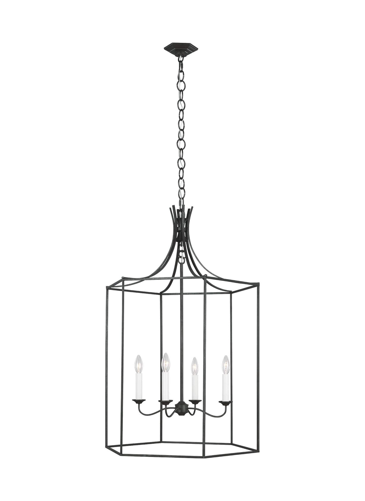 GENERATION LIGHTING Bantry House Large Lantern Smith Steel AC1024SMS