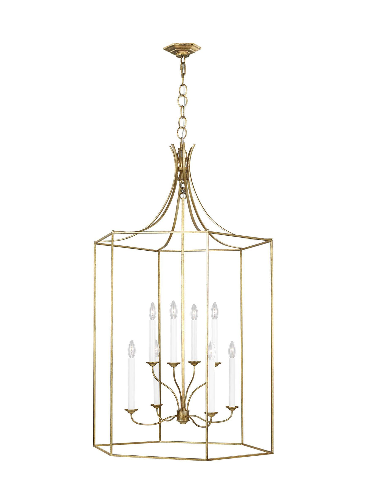 GENERATION LIGHTING Bantry House Extra Large Lantern Antique Gild AC1038ADB