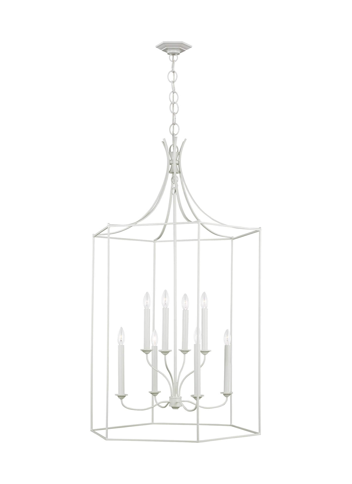 GENERATION LIGHTING Bantry House Extra Large Lantern Gloss Cream AC1038GCM
