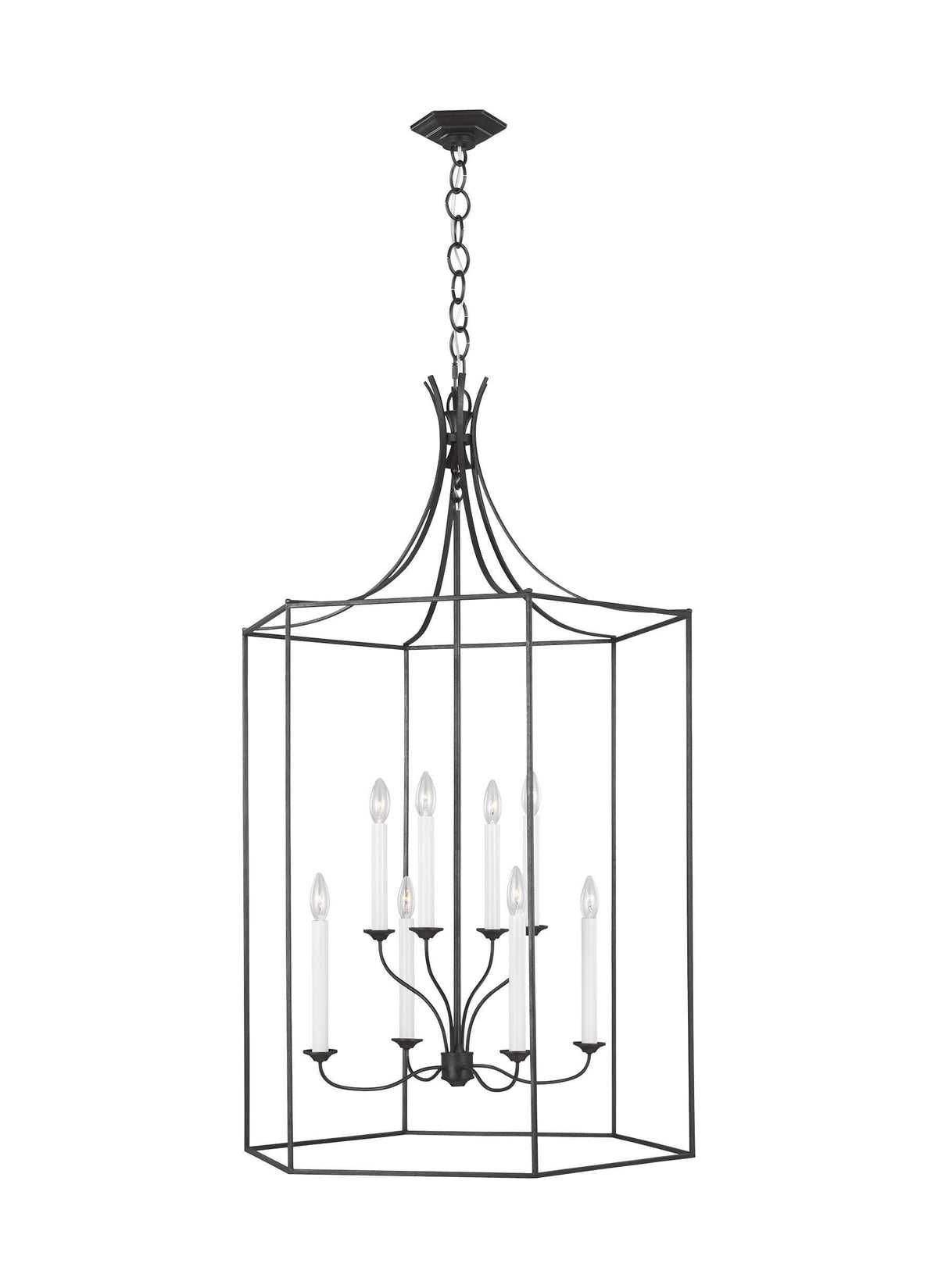 GENERATION LIGHTING Bantry House Extra Large Lantern Smith Steel AC1038SMS
