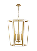 GENERATION LIGHTING Curt Medium Lantern Matte White AC1094MWTBBS