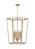 GENERATION LIGHTING Curt Large Lantern Matte White AC1106MWTBBS