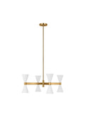GENERATION LIGHTING Albertine Extra Large Chandelier Matte White AEC1078MWT