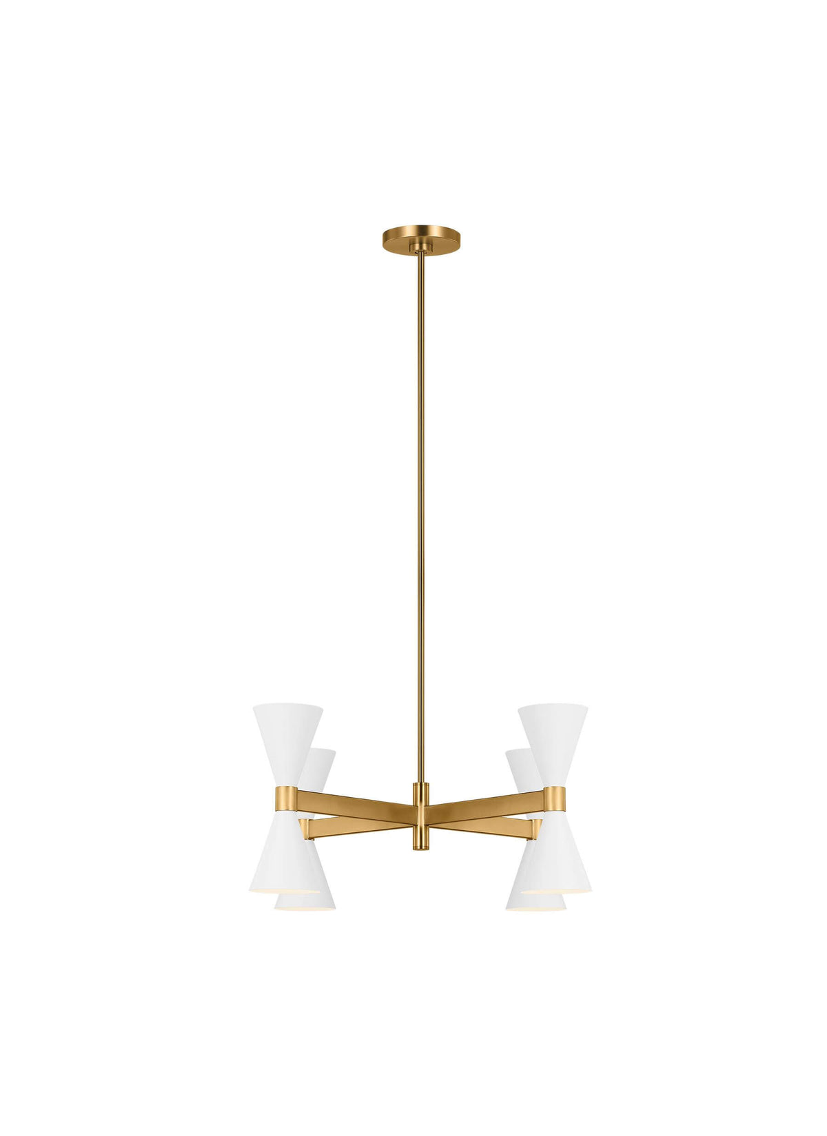 GENERATION LIGHTING Albertine Extra Large Chandelier Matte White AEC1078MWT