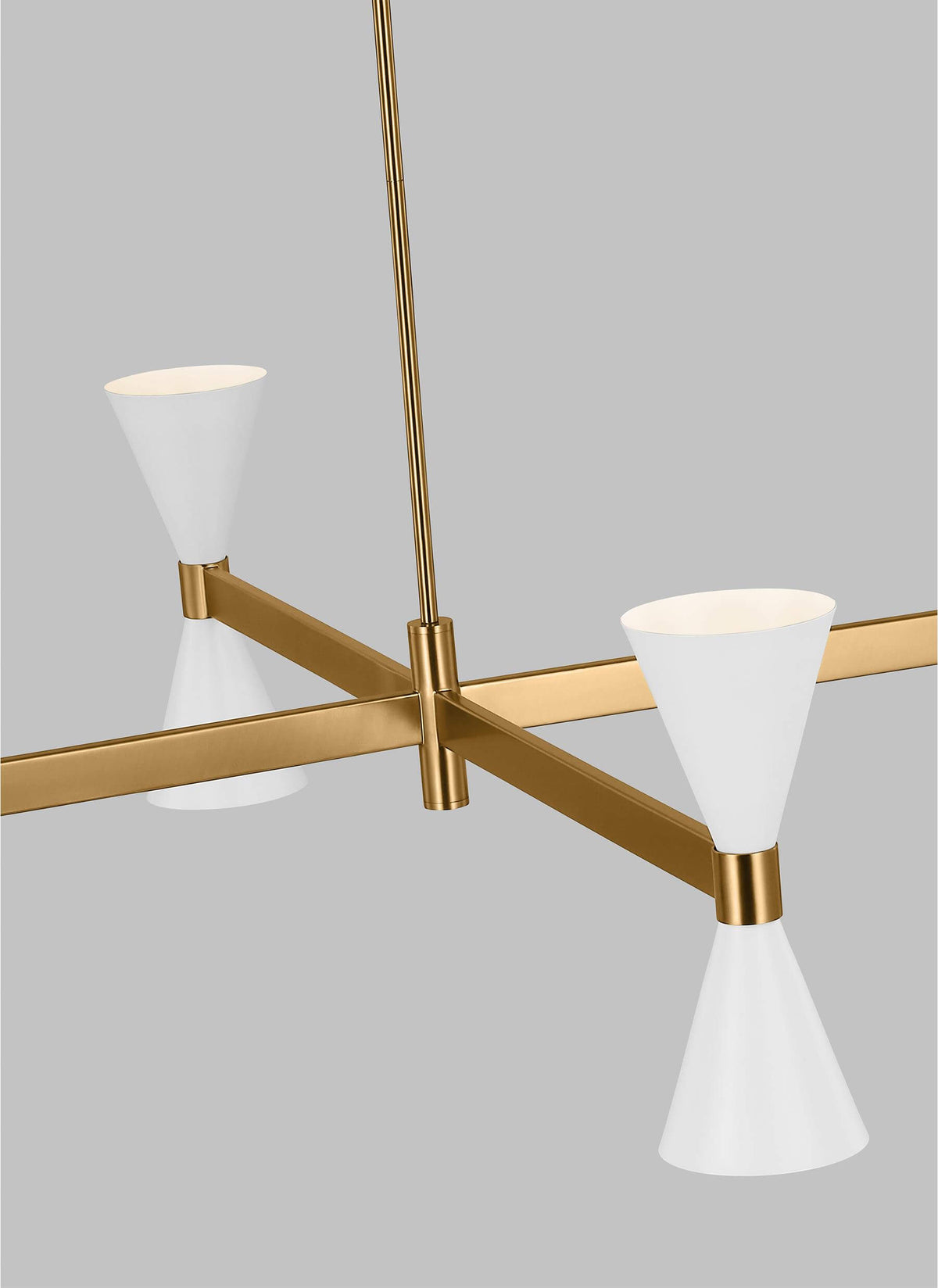 GENERATION LIGHTING Albertine Large Chandelier Matte White AEC1088MWT