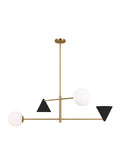 GENERATION LIGHTING Cosmo Extra Large Chandelier AEC1094MBKBBS