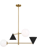 GENERATION LIGHTING Cosmo Large Chandelier AEC1104MBKBBS