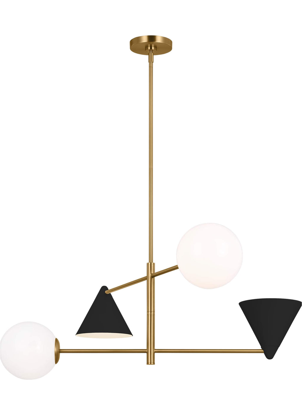 GENERATION LIGHTING Cosmo Large Chandelier AEC1104MBKBBS