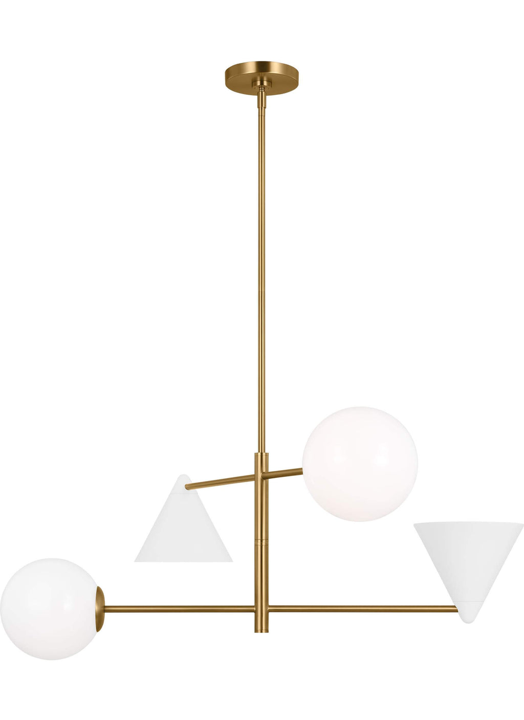 GENERATION LIGHTING Cosmo Large Chandelier AEC1104MWTBBS