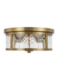 GENERATION LIGHTING Alec Flush Mount Burnished Brass AF1072BBS