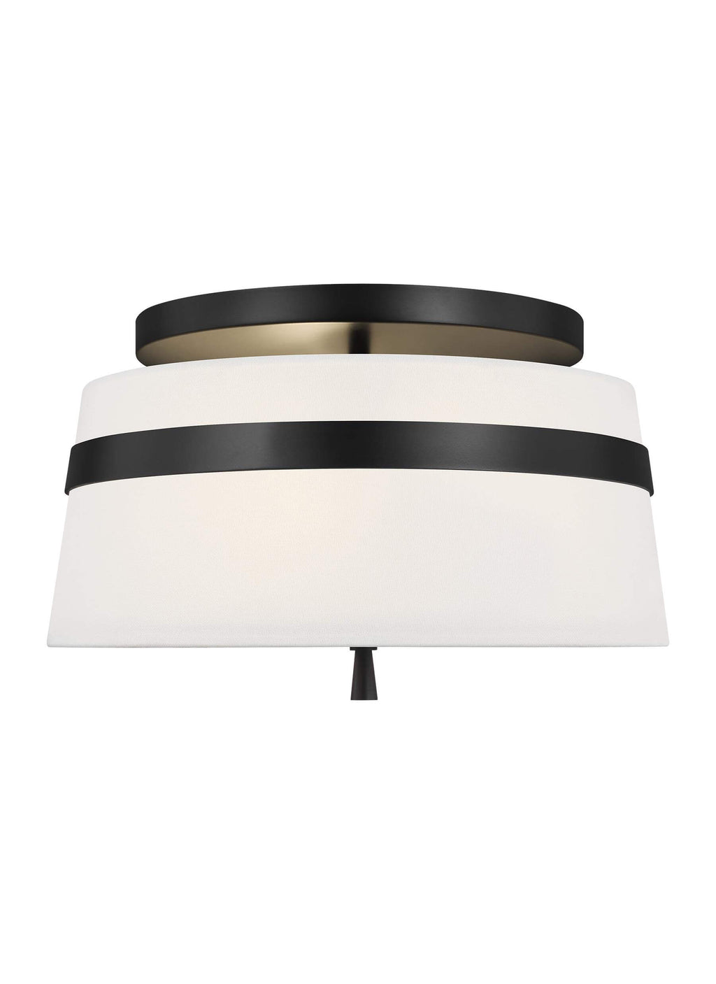 GENERATION LIGHTING Cordtlandt Small Semi-Flush Mount Aged Iron AF1143AI