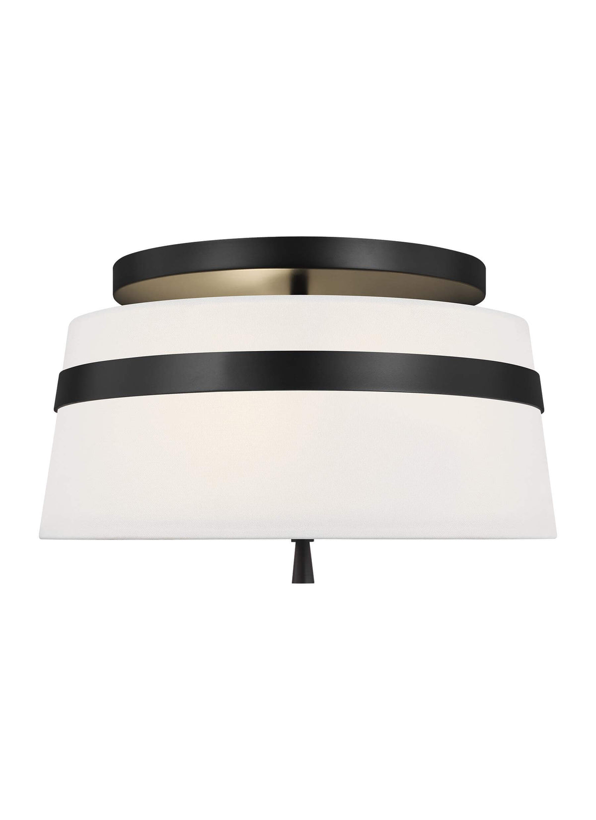 GENERATION LIGHTING Cordtlandt Small Semi-Flush Mount Aged Iron AF1143AI