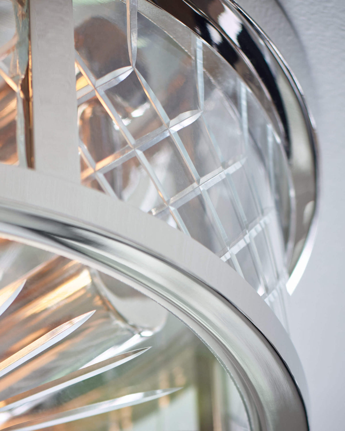 GENERATION LIGHTING Alec Flush Mount Polished Nickel AF1072PN
