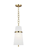GENERATION LIGHTING Cordtlandt Small Pendant Burnished Brass AP1161BBS