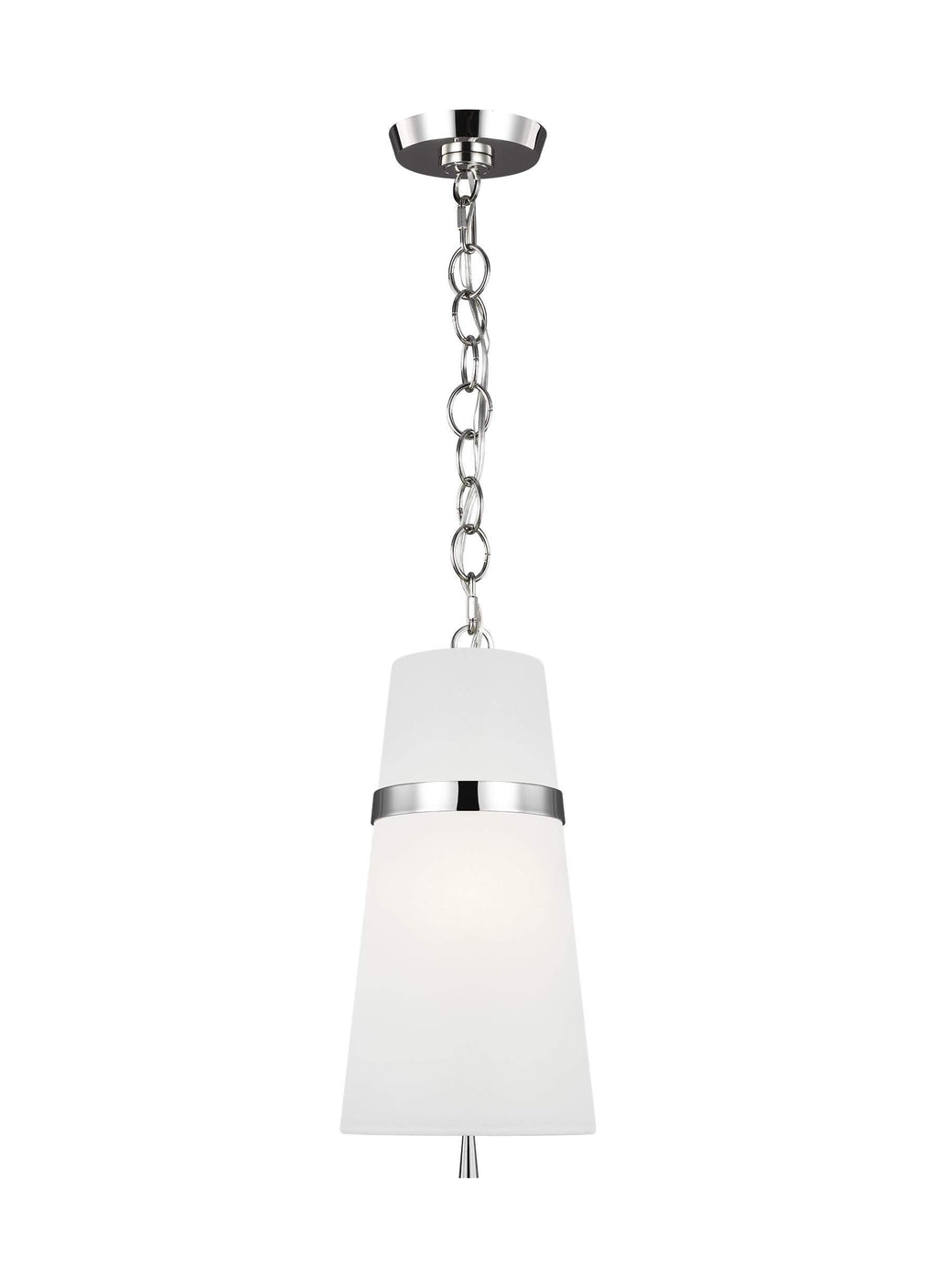 GENERATION LIGHTING Cordtlandt Small Pendant Polished Nickel AP1161PN