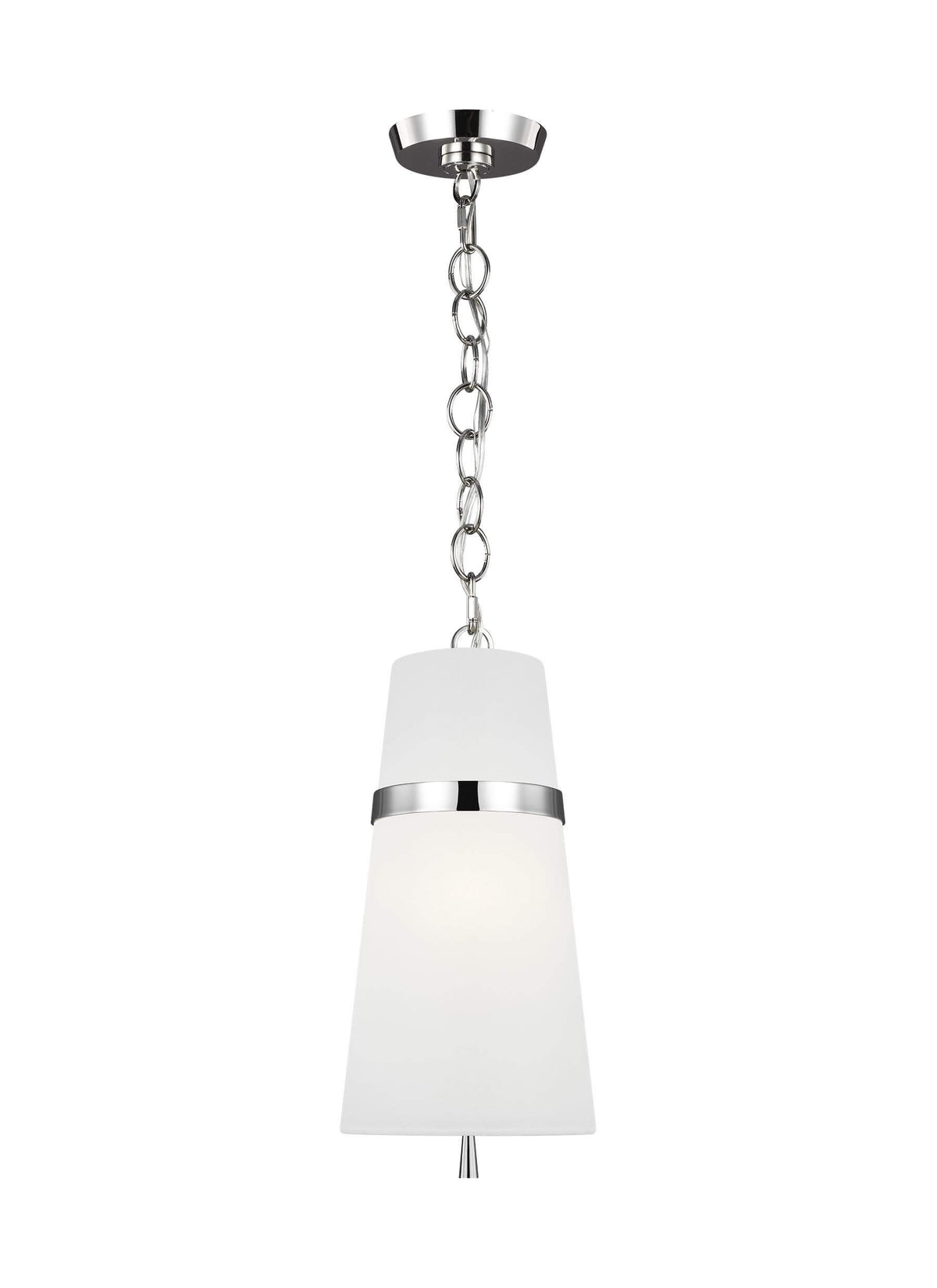 GENERATION LIGHTING Cordtlandt Small Pendant Polished Nickel AP1161PN