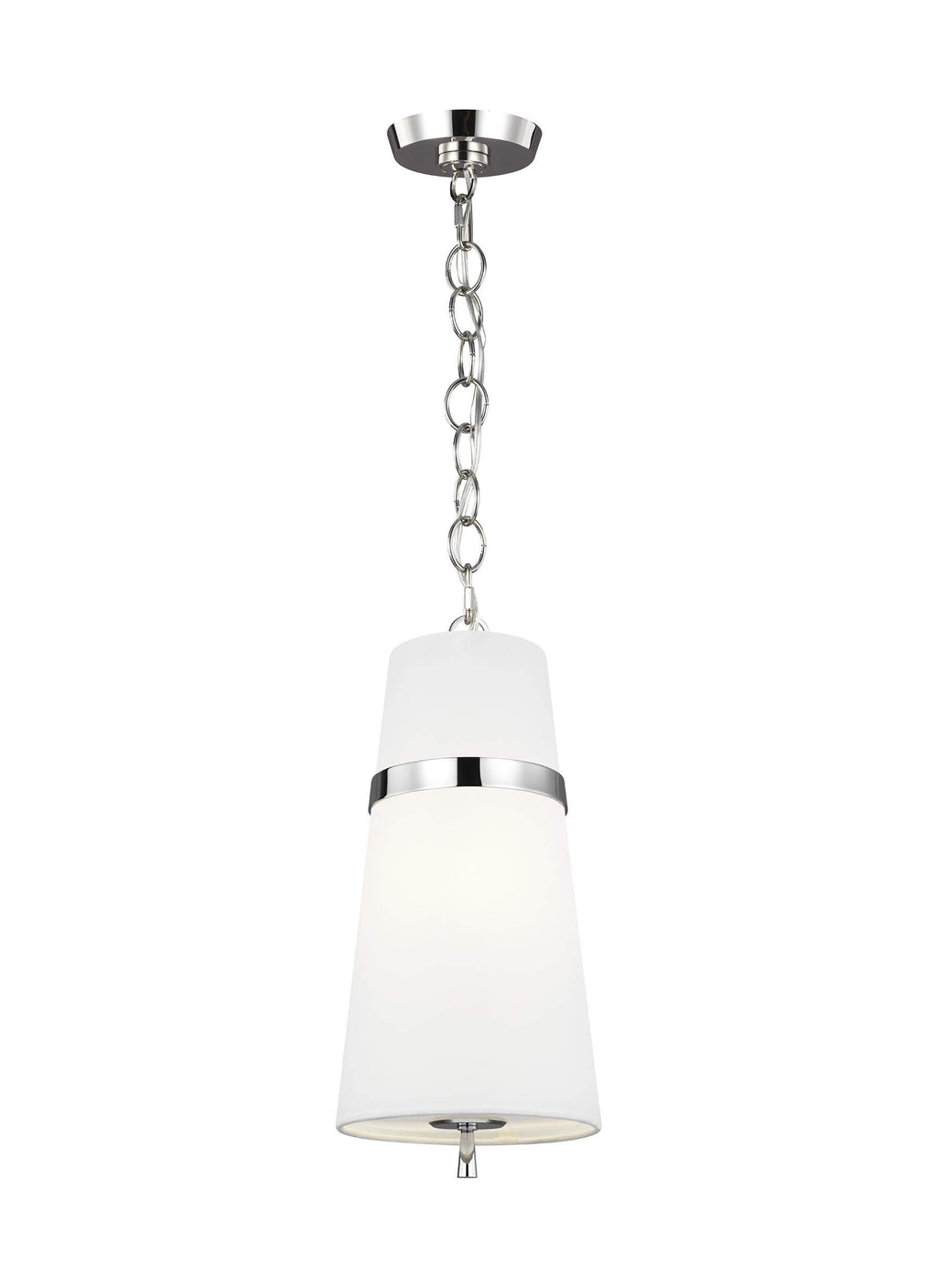 GENERATION LIGHTING Cordtlandt Small Pendant Polished Nickel AP1161PN