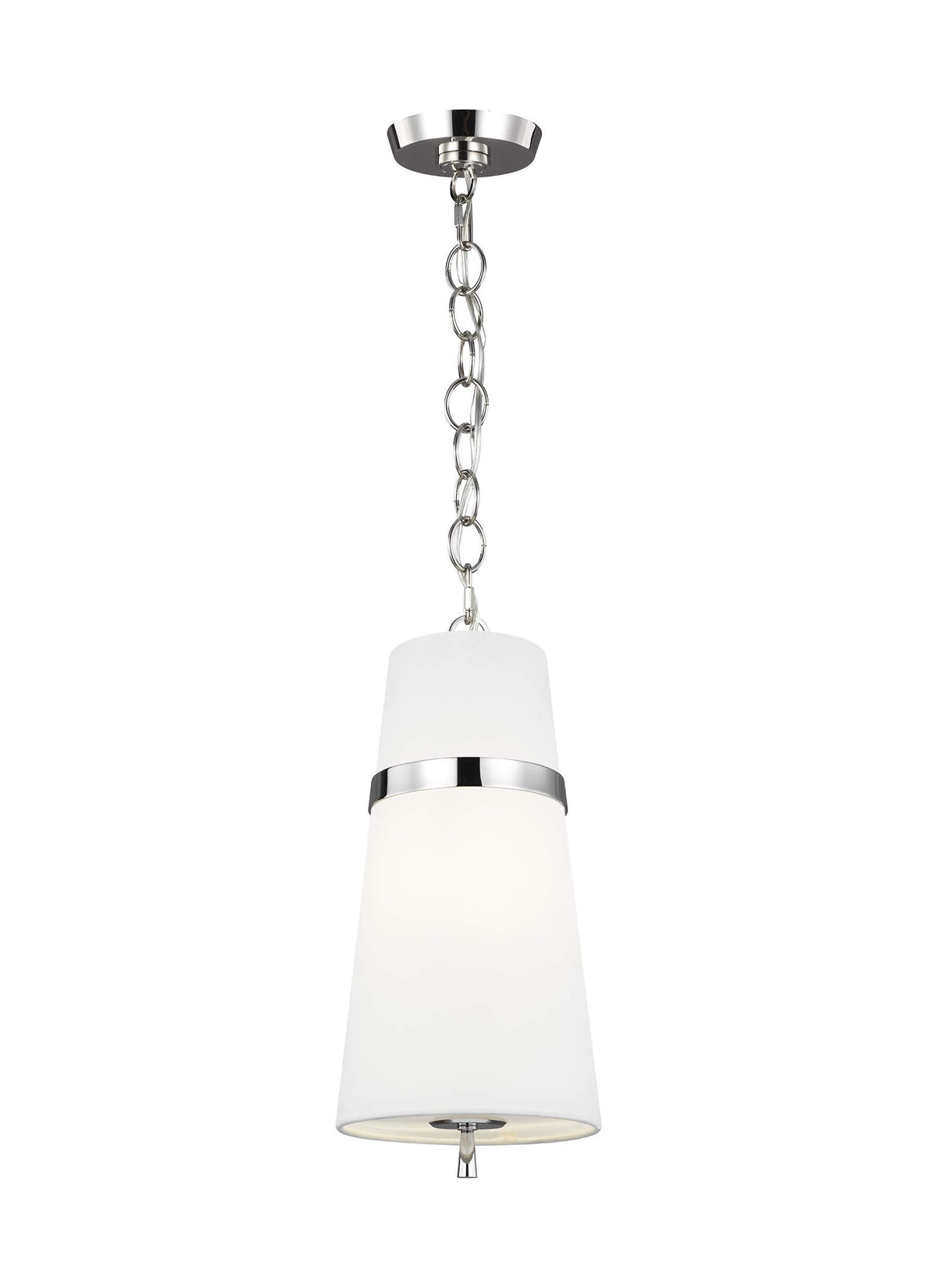 GENERATION LIGHTING Cordtlandt Small Pendant Polished Nickel AP1161PN