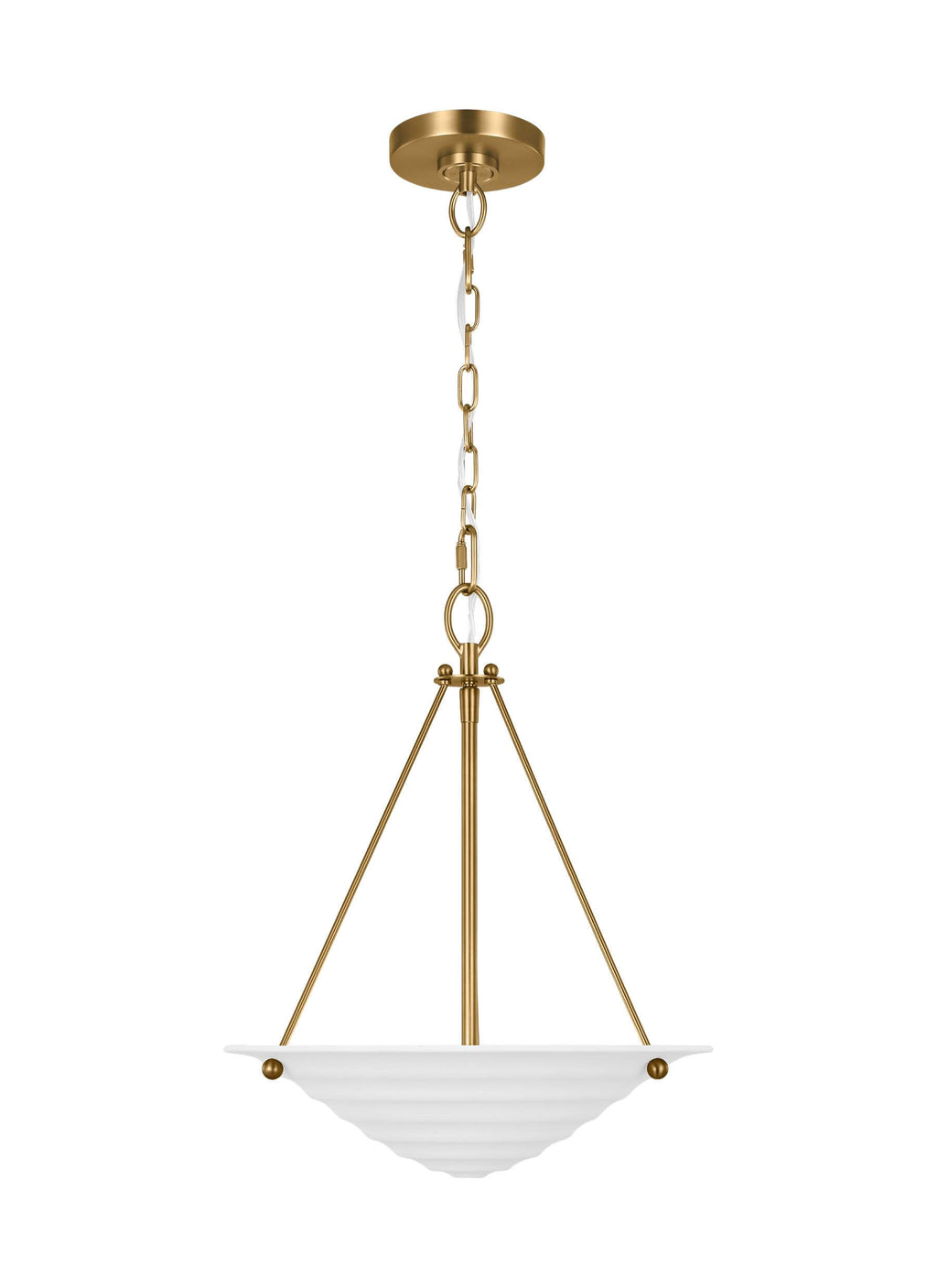 GENERATION LIGHTING Dosinia Medium Pendant Textured White AP1202TXW