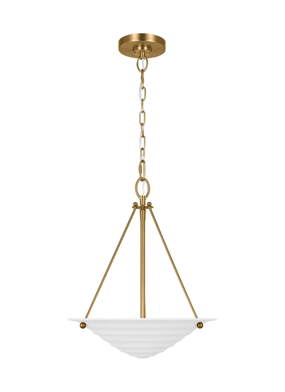GENERATION LIGHTING Dosinia Medium Pendant Textured White AP1202TXW