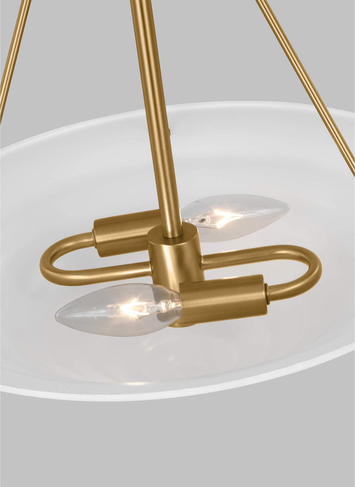 GENERATION LIGHTING Dosinia Medium Pendant Textured White AP1202TXW