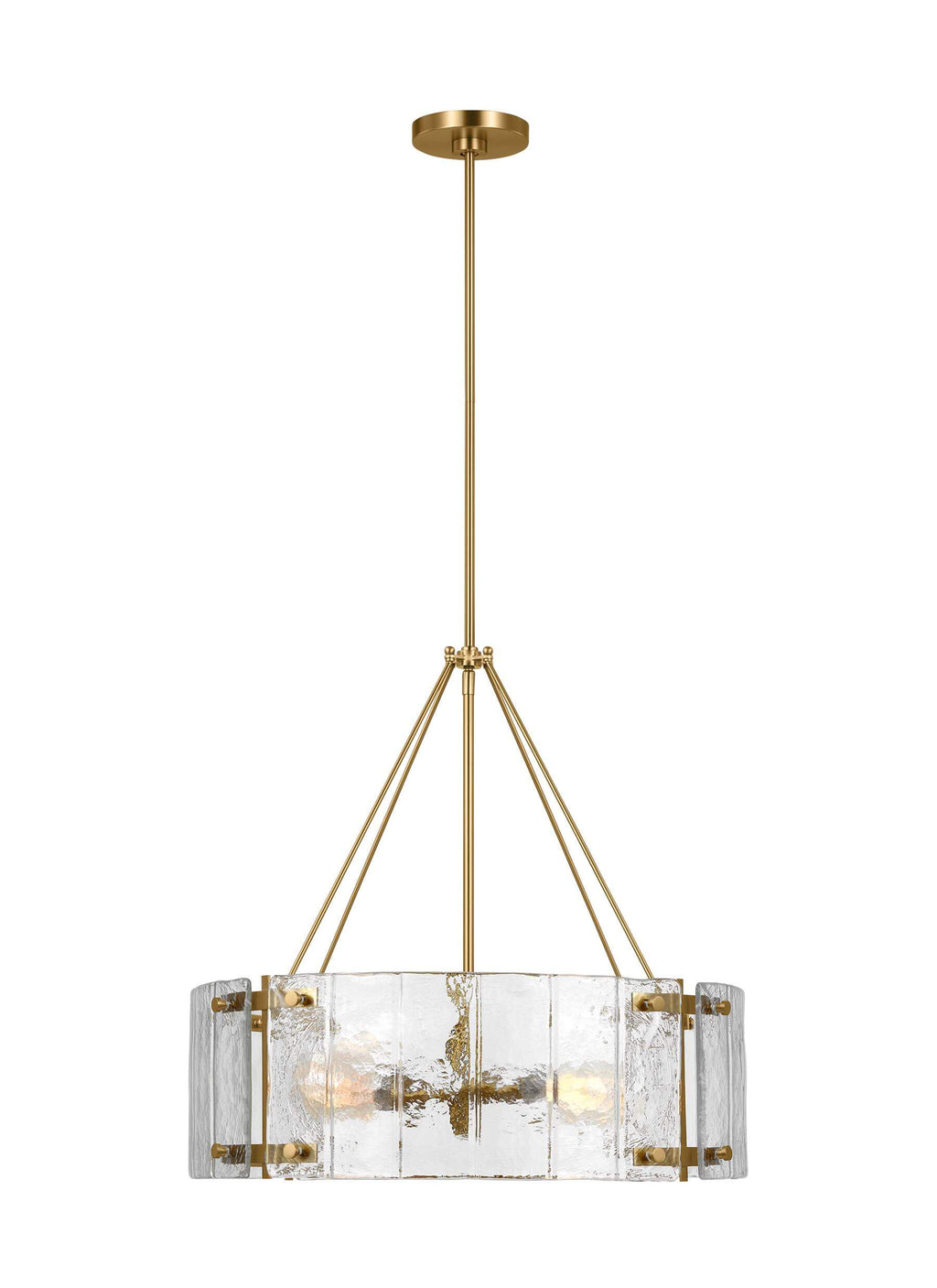 GENERATION LIGHTING  Calvert Medium Chandelier Burnished Brass AP1234BBS