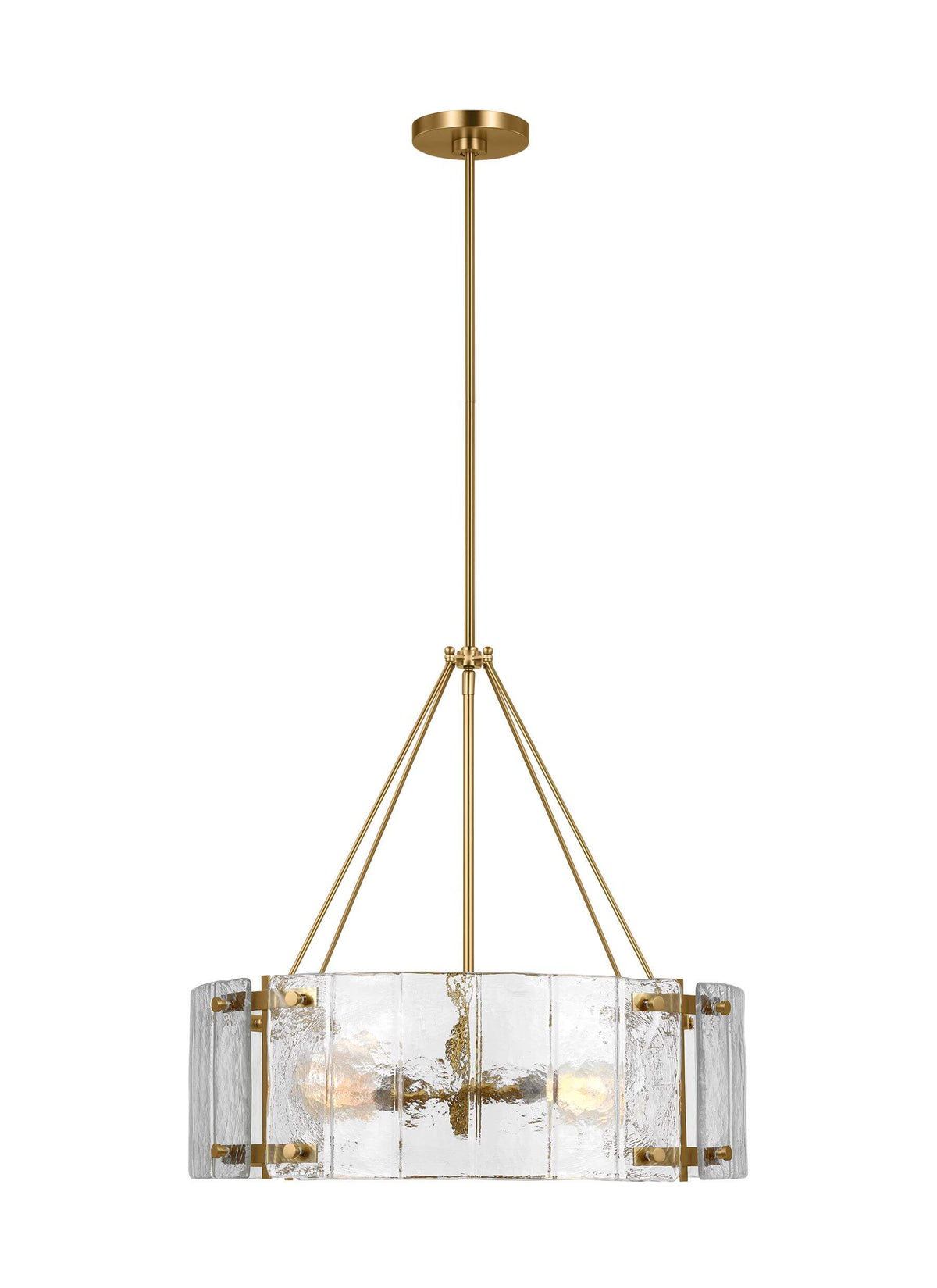 GENERATION LIGHTING  Calvert Medium Chandelier Burnished Brass AP1234BBS