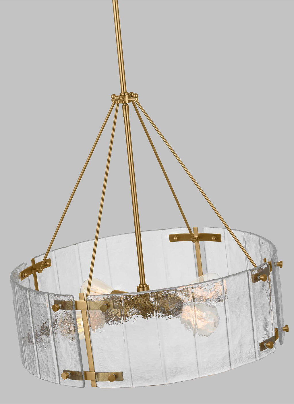 GENERATION LIGHTING  Calvert Medium Chandelier Burnished Brass AP1234BBS