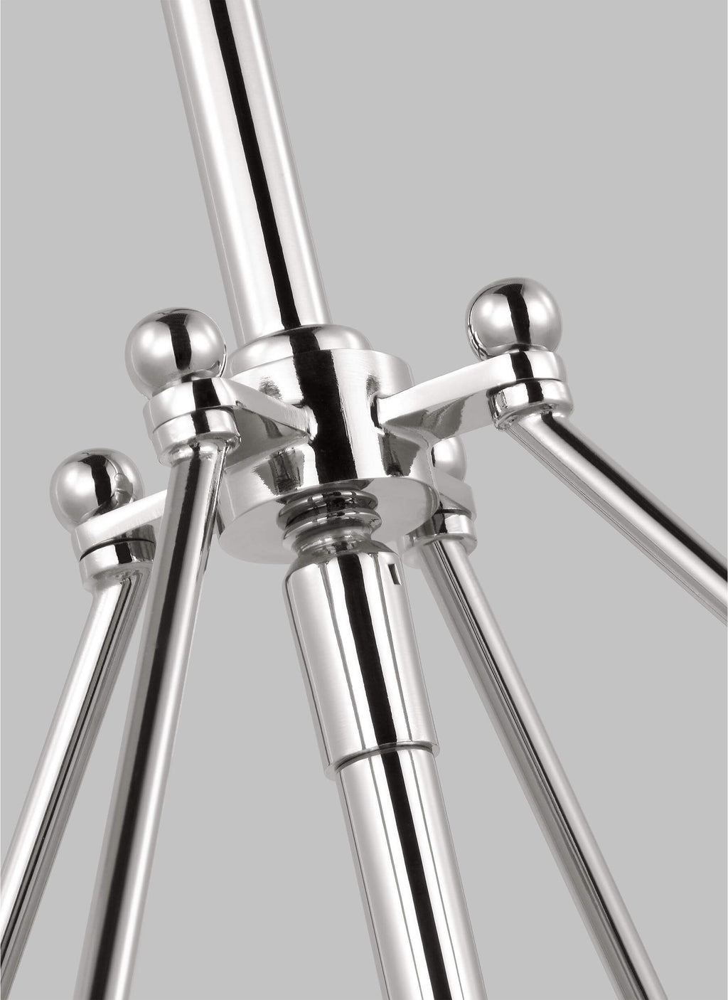 GENERATION LIGHTING  Calvert Medium Chandelier Polished Nickel AP1234PN