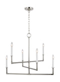 GENERATION LIGHTING Bayview Medium Chandelier Polished Nickel CC1346PN