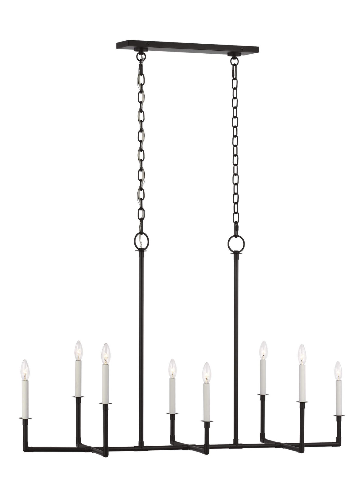 GENERATION LIGHTING Bayview Linear Chandelier Aged Iron CC1368AI