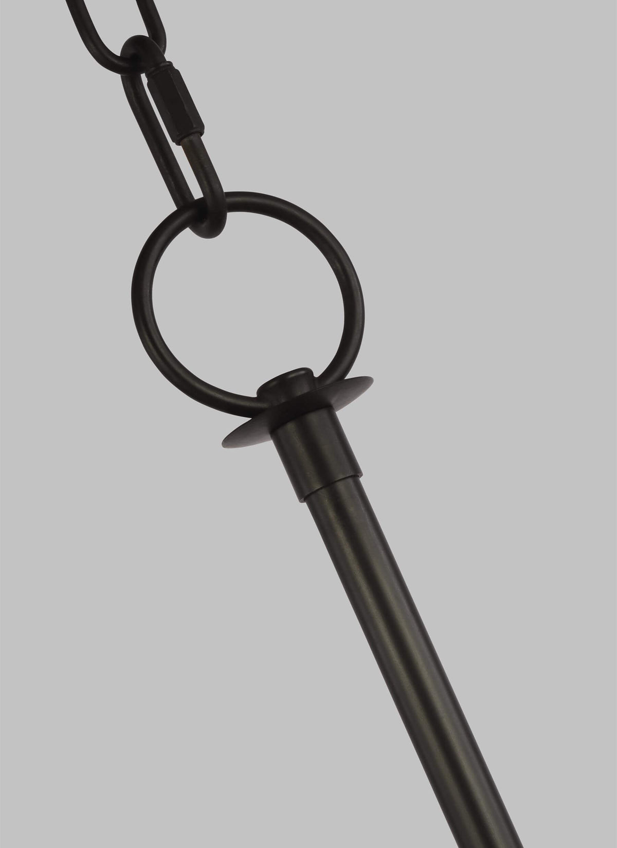 GENERATION LIGHTING Bayview Linear Chandelier Aged Iron CC1368AI