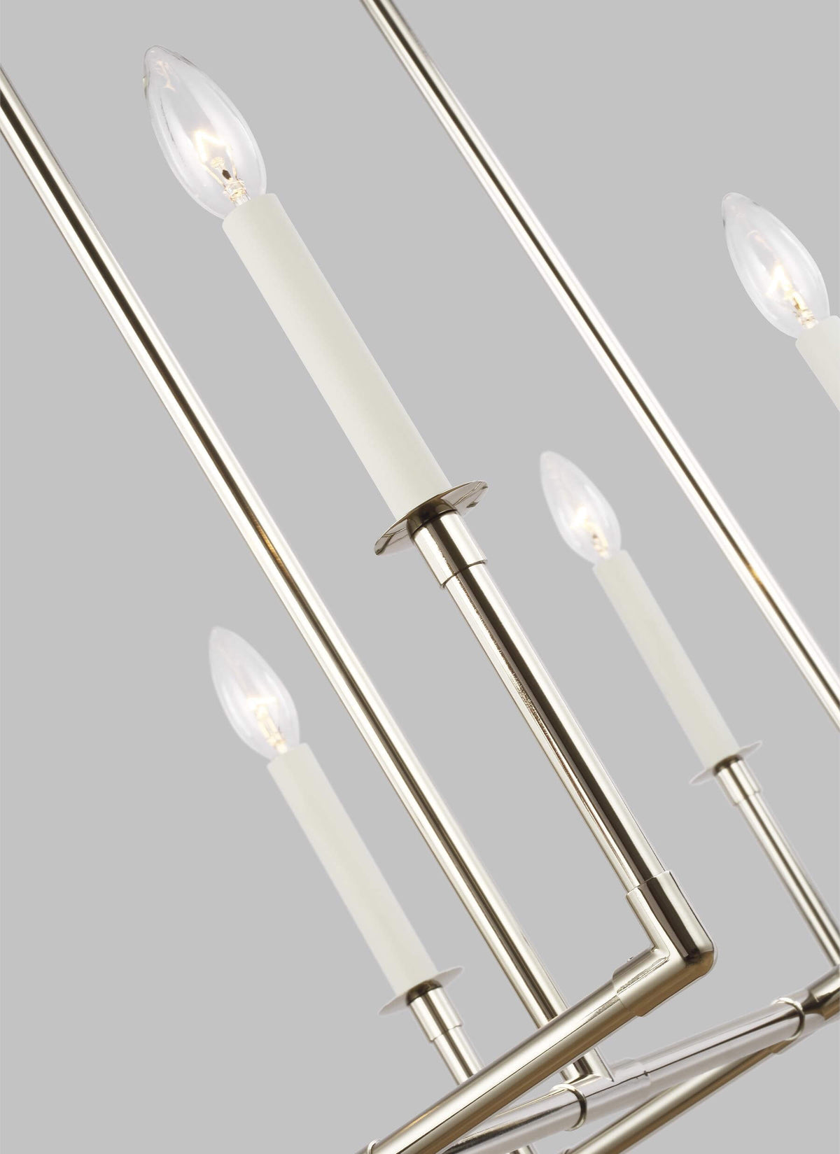 GENERATION LIGHTING Bayview Linear Chandelier Polished Nickel CC1368PN