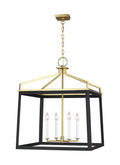 GENERATION LIGHTING Carlow Extra Large Lantern Midnight Black CC1544MBKBBS