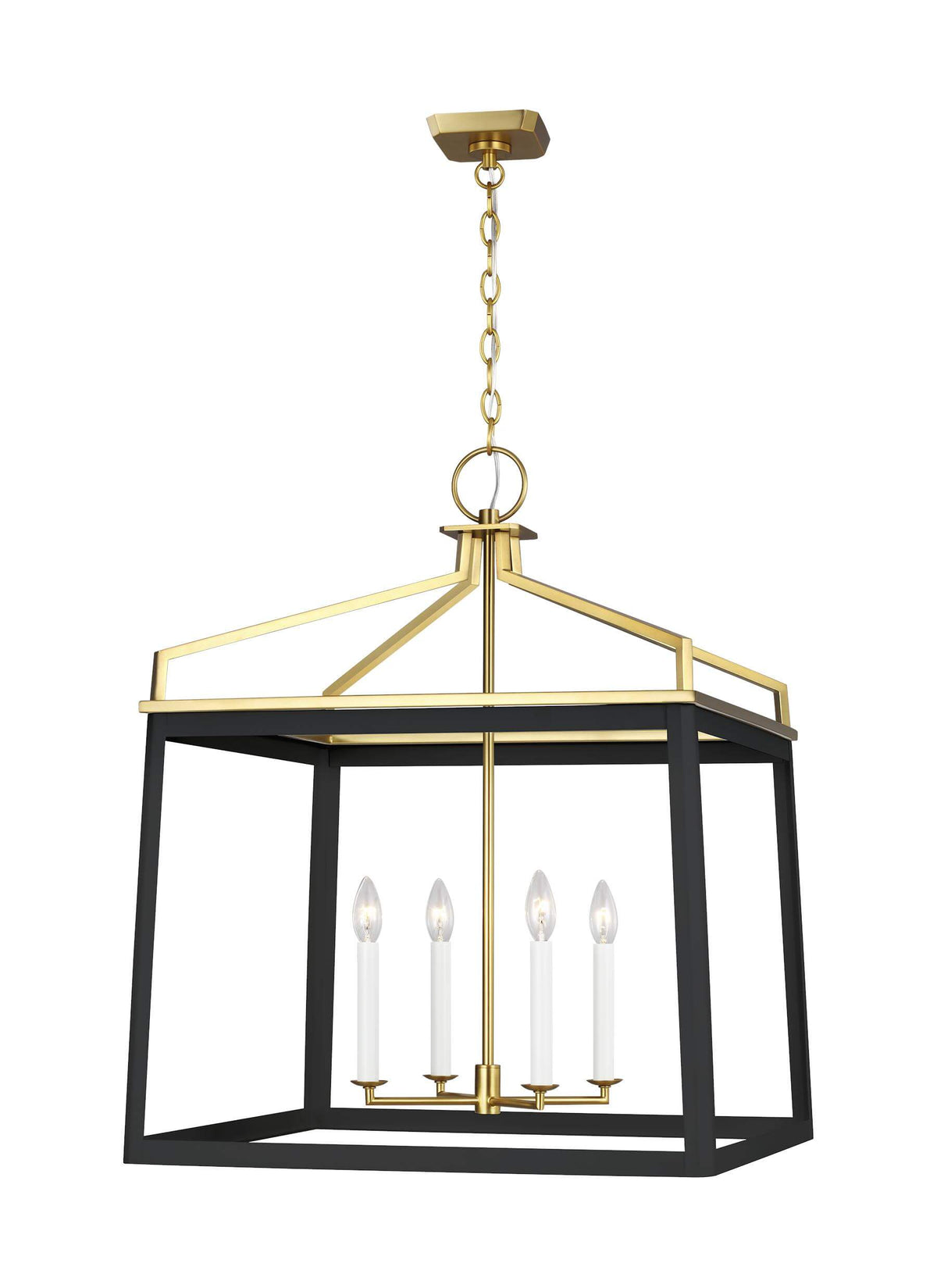 GENERATION LIGHTING Carlow Extra Large Lantern Midnight Black CC1544MBKBBS