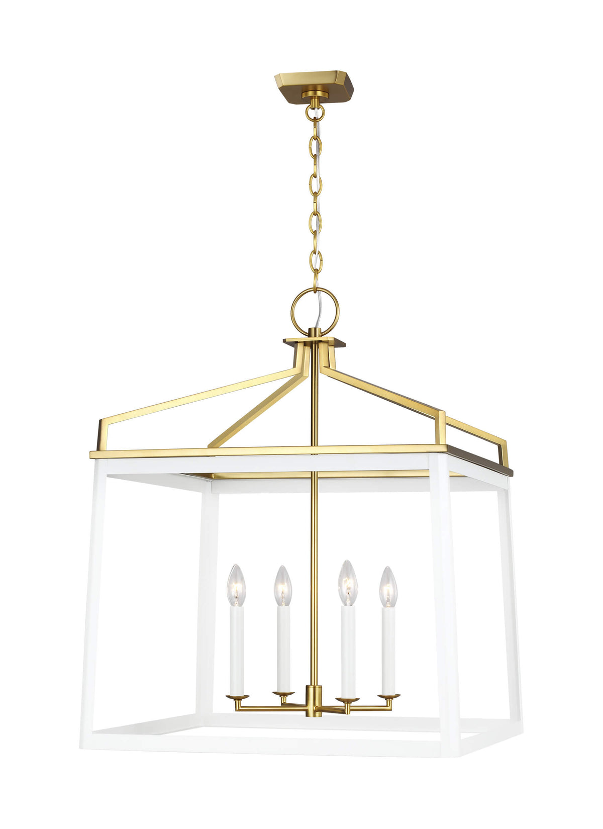 GENERATION LIGHTING  Carlow Extra Large Lantern Matte White CC1544MWTBBS