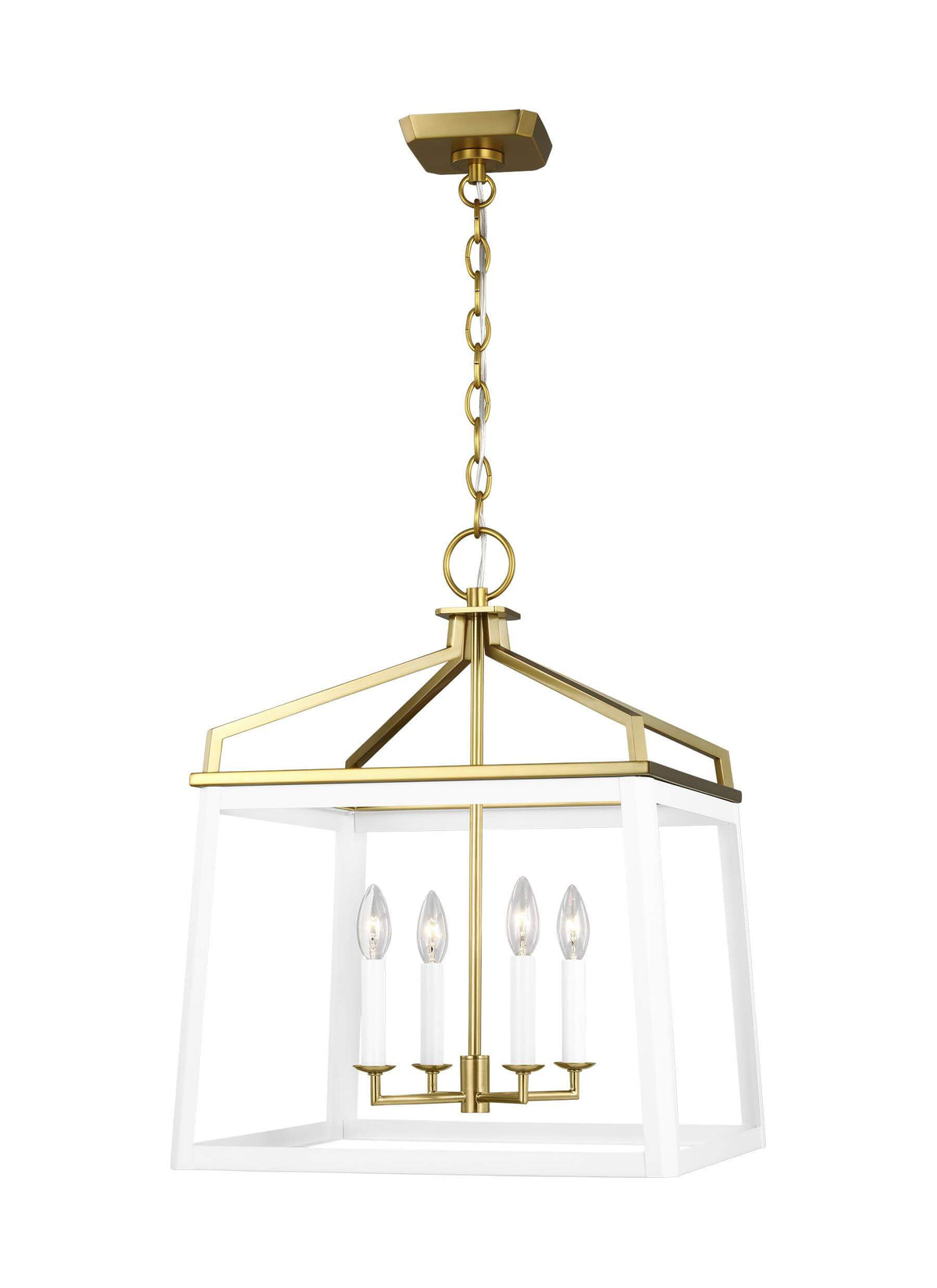 GENERATION LIGHTING  Carlow Large Lantern Matte White CC1554MWTBBS