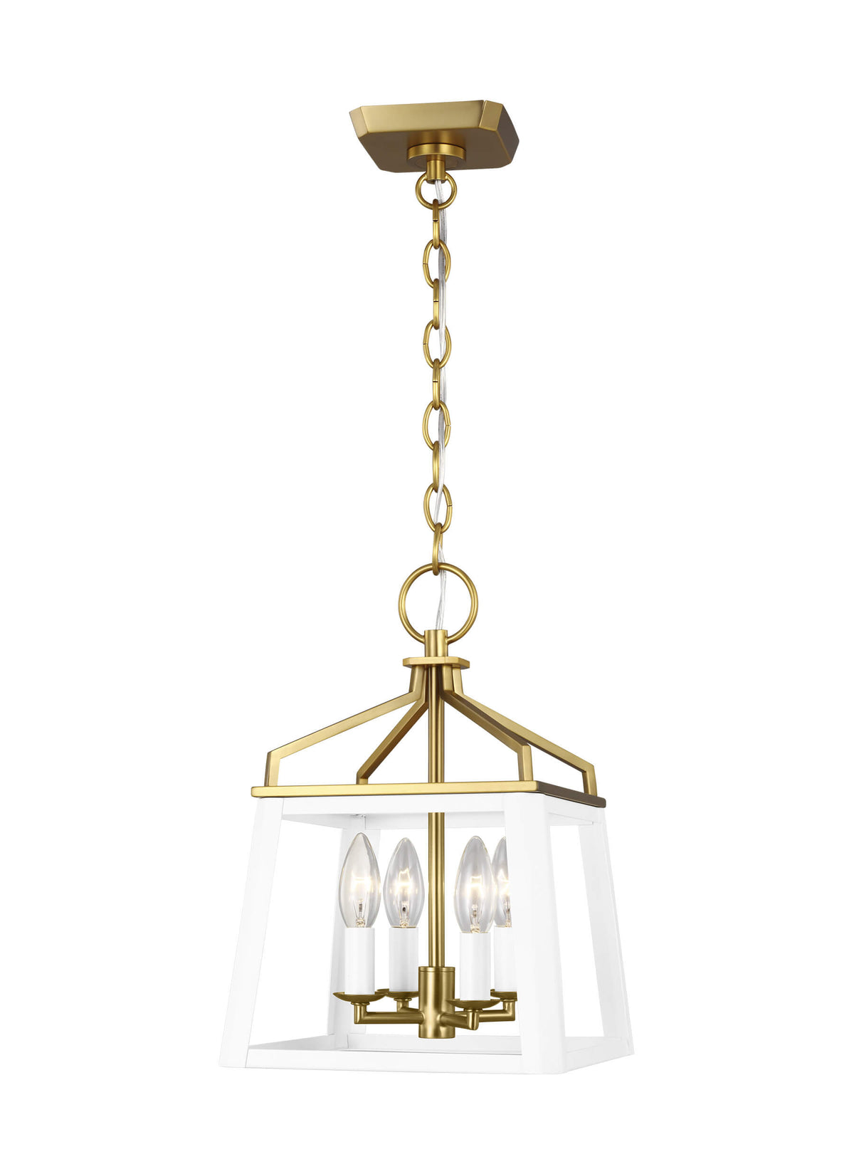 GENERATION LIGHTING Carlow Small Lantern Matte White CC1574MWTBBS