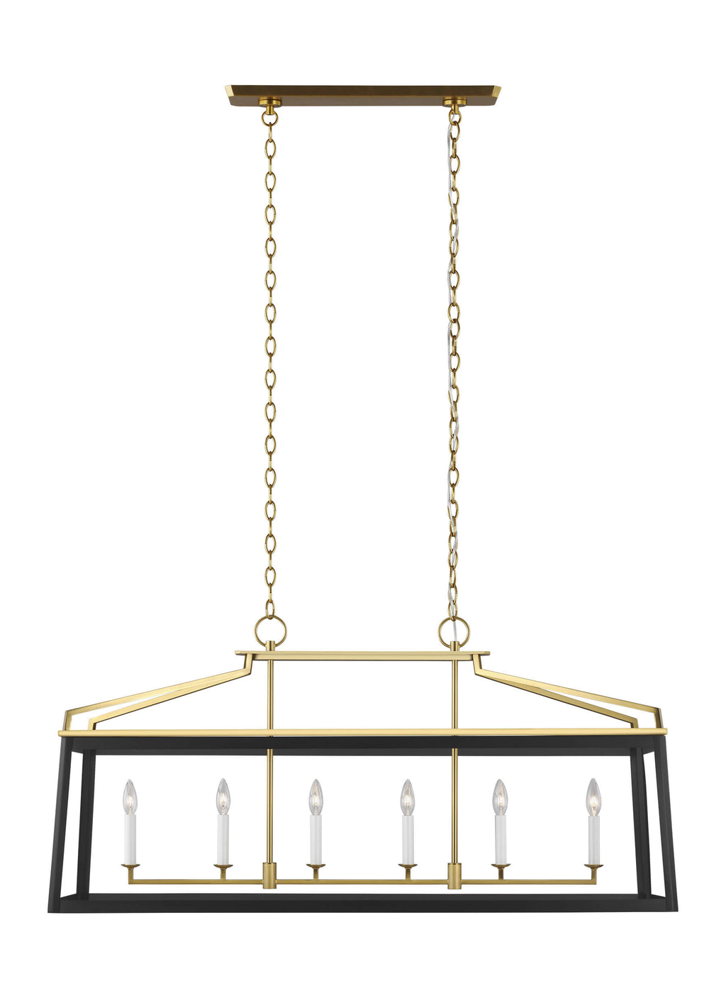 GENERATION LIGHTING Carlow Linear Lantern Midnight Black CC1586MBKBBS
