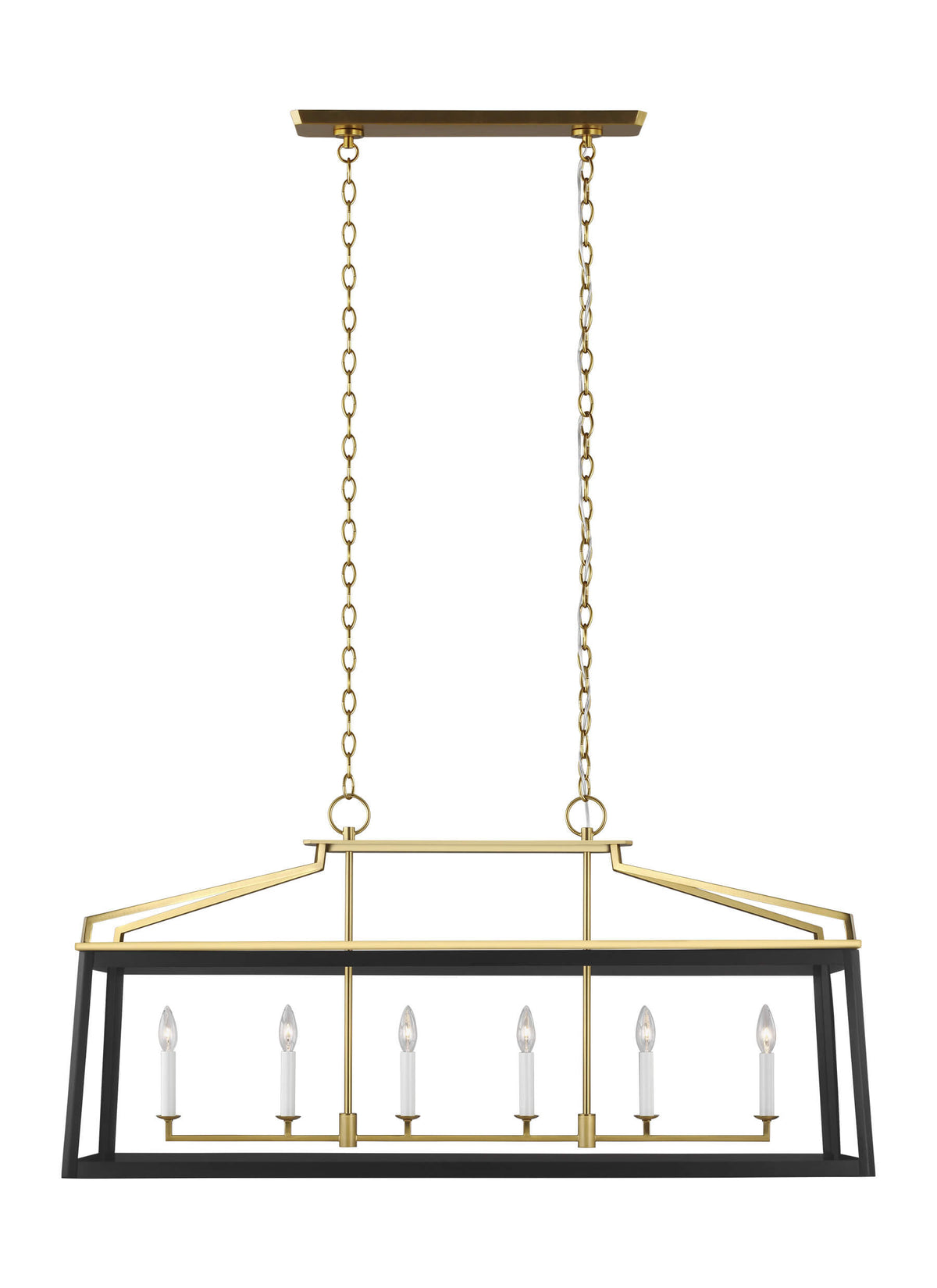 GENERATION LIGHTING Carlow Linear Lantern Midnight Black CC1586MBKBBS