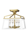 GENERATION LIGHTING Carlow Flush Mount White Matte CF1084MWTBBS