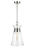 GENERATION LIGHTING Atlantic Narrow Pendant Polished Nickel CP1021PN